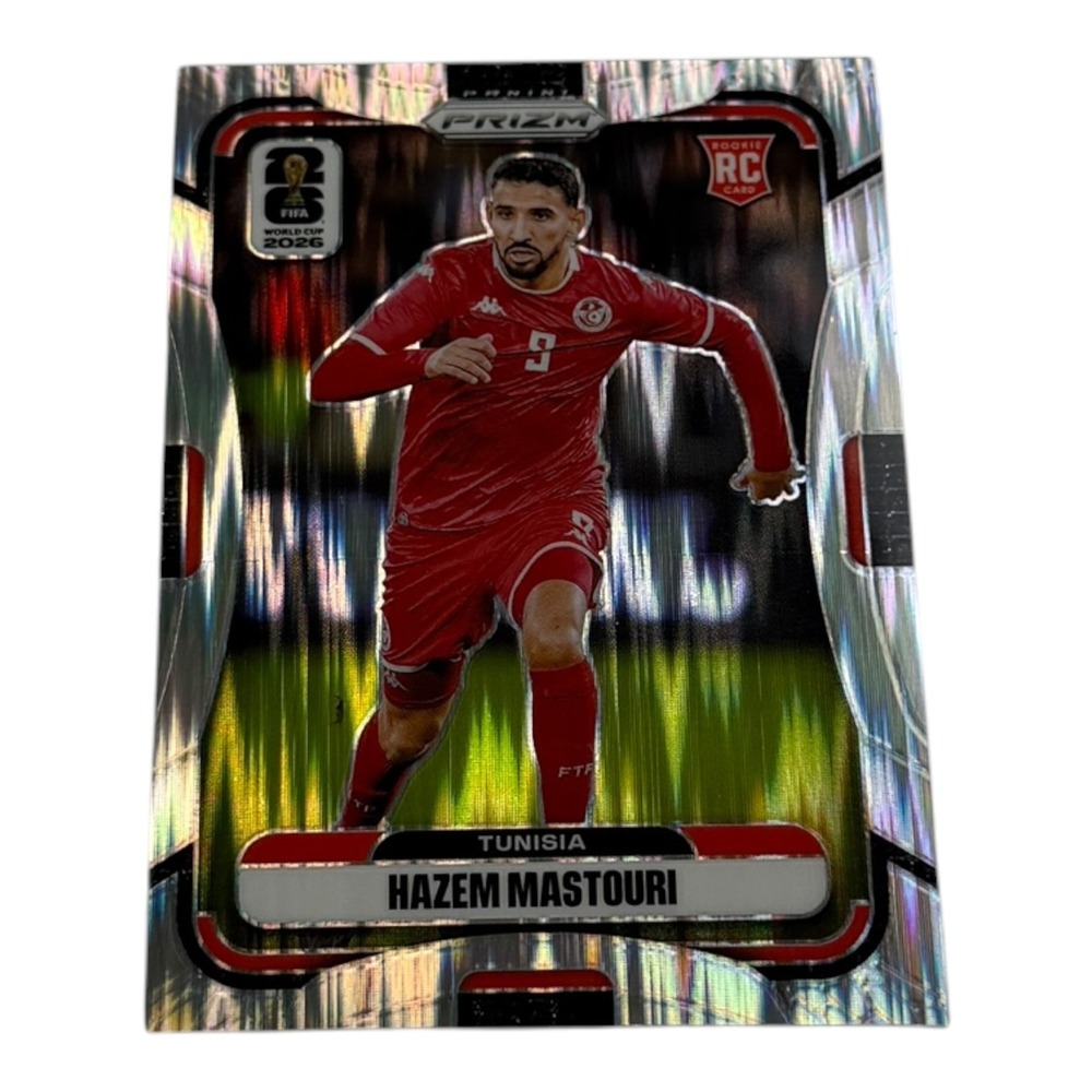 2026 Panini Prizm Hazem Mastouri Tunisia Silver Prizm Rookie RC #429 Soccer Card